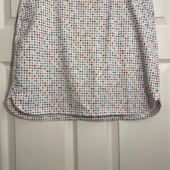 Peter Millar Women's Performance Alice Petal Hem White Multi color Golf Skort M - Picture 7 of 11